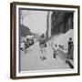 Mother and Son Walking Down Brooklyn Street Together, NY, 1949-Ralph Morse-Framed Photographic Print