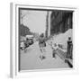 Mother and Son Walking Down Brooklyn Street Together, NY, 1949-Ralph Morse-Framed Photographic Print