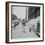 Mother and Son Walking Down Brooklyn Street Together, NY, 1949-Ralph Morse-Framed Photographic Print