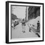 Mother and Son Walking Down Brooklyn Street Together, NY, 1949-Ralph Morse-Framed Photographic Print