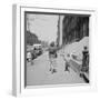 Mother and Son Walking Down Brooklyn Street Together, NY, 1949-Ralph Morse-Framed Photographic Print