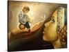 Mother Behold Your Child-Salaam Muhammad-Stretched Canvas