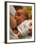 Mother Breast-feeding Her 3 Month Old Baby Boy-David Parker-Framed Photographic Print