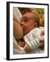 Mother Breast-feeding Her 3 Month Old Baby Boy-David Parker-Framed Photographic Print