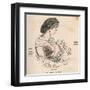 Mother Breastfeeding 19C-A. Demarle-Framed Art Print