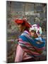 Mother Carries Her Child in Sling, Cusco, Peru-Jim Zuckerman-Mounted Photographic Print