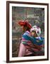 Mother Carries Her Child in Sling, Cusco, Peru-Jim Zuckerman-Framed Photographic Print