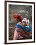 Mother Carries Her Child in Sling, Cusco, Peru-Jim Zuckerman-Framed Photographic Print