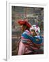 Mother Carries Her Child in Sling, Cusco, Peru-Jim Zuckerman-Framed Photographic Print