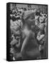 Mother Carrying Her Child During Evangelist Billy Graham's African Crusade-James Burke-Framed Stretched Canvas