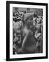 Mother Carrying Her Child During Evangelist Billy Graham's African Crusade-James Burke-Framed Photographic Print