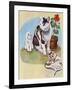 Mother Cat and Kittens-Judy Mastrangelo-Framed Giclee Print