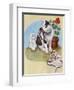 Mother Cat and Kittens-Judy Mastrangelo-Framed Giclee Print