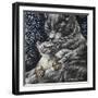 Mother Cat With Kitten-Cherie Roe Dirksen-Framed Giclee Print