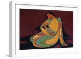 Mother & Child-Maxine Noel-Framed Art Print