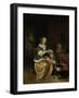 Mother Combing Childs Hair, known as Maternal Care-Caspar Netscher-Framed Art Print