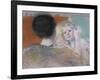 Mother Combing Sara's Hair, Circa 1901-Mary Cassatt-Framed Giclee Print