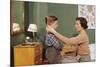 Mother Combing Son's Hair-William P. Gottlieb-Mounted Photographic Print