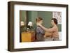 Mother Combing Son's Hair-William P. Gottlieb-Framed Photographic Print