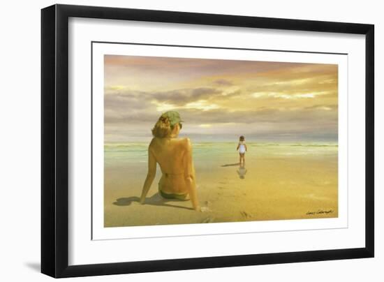 Mother & Daughter-Carlos Casamayor-Framed Giclee Print