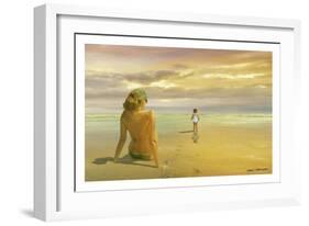 Mother & Daughter-Carlos Casamayor-Framed Giclee Print