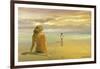 Mother & Daughter-Carlos Casamayor-Framed Giclee Print