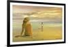 Mother & Daughter-Carlos Casamayor-Framed Giclee Print