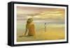 Mother & Daughter-Carlos Casamayor-Framed Stretched Canvas