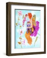 Mother Fairy's Kiss-Judy Mastrangelo-Framed Giclee Print