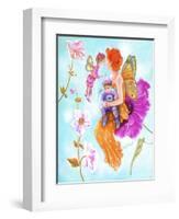 Mother Fairy's Kiss-Judy Mastrangelo-Framed Giclee Print