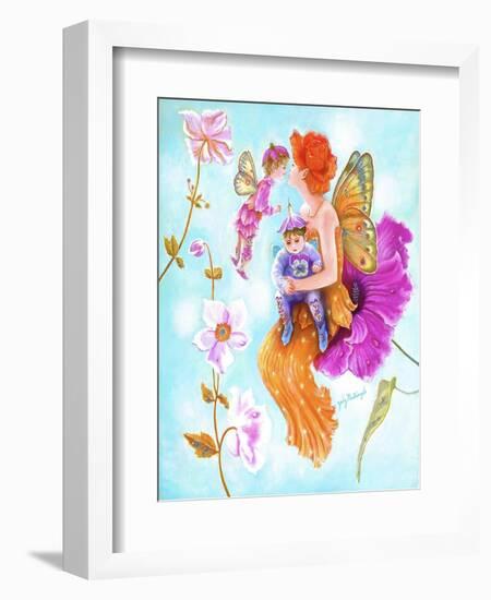 Mother Fairy's Kiss-Judy Mastrangelo-Framed Giclee Print