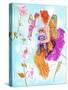 Mother Fairy's Kiss-Judy Mastrangelo-Stretched Canvas