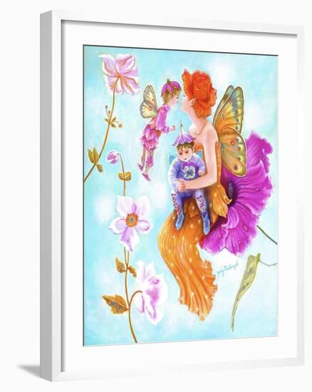 Mother Fairy's Kiss-Judy Mastrangelo-Framed Giclee Print