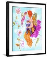 Mother Fairy's Kiss-Judy Mastrangelo-Framed Giclee Print