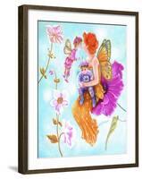 Mother Fairy's Kiss-Judy Mastrangelo-Framed Giclee Print