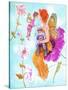 Mother Fairy's Kiss-Judy Mastrangelo-Stretched Canvas