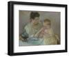 Mother Feeding Child, 1898-Mary Stevenson Cassatt-Framed Giclee Print