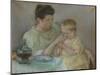 Mother Feeding Child, 1898-Mary Stevenson Cassatt-Mounted Giclee Print