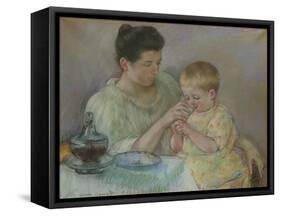 Mother Feeding Child, 1898-Mary Stevenson Cassatt-Framed Stretched Canvas