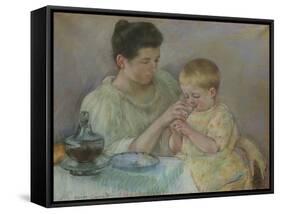 Mother Feeding Child, 1898-Mary Stevenson Cassatt-Framed Stretched Canvas