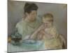 Mother Feeding Child, 1898-Mary Stevenson Cassatt-Mounted Giclee Print