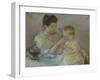 Mother Feeding Child, 1898-Mary Stevenson Cassatt-Framed Giclee Print