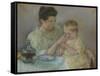 Mother Feeding Child, 1898-Mary Stevenson Cassatt-Framed Stretched Canvas