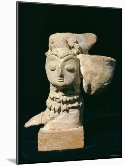 Mother Goddess Statue from Mohenjodaro, Indus Valley Civilisation, Karachi Museum, Pakistan-Robert Harding-Mounted Photographic Print