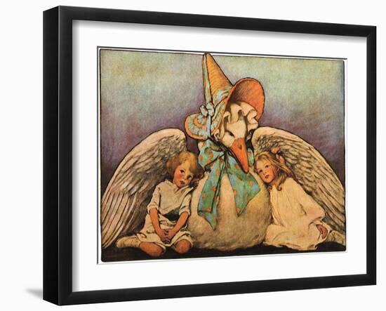 Mother Goose, 1914-Jessie Willcox-Smith-Framed Giclee Print