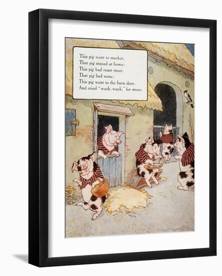 Mother Goose, 1915-Frederick Richardson-Framed Giclee Print