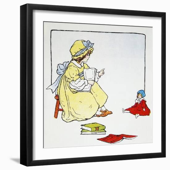 Mother Goose, 1916-Blanche Fisher Wright-Framed Giclee Print