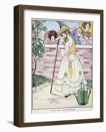 Mother Goose, 1916-Blanche Fisher Wright-Framed Giclee Print