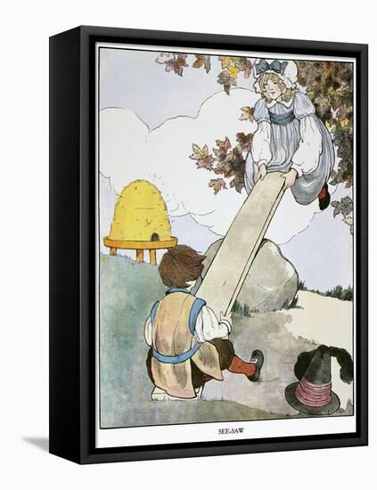 Mother Goose, 1916-Blanche Fisher Wright-Framed Stretched Canvas