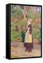 Mother Goose, C.1908-Thomas Cooper Gotch-Framed Stretched Canvas